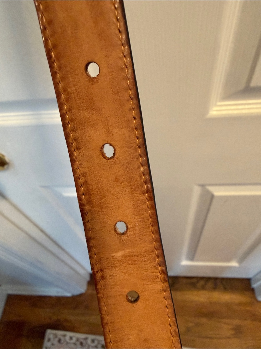 Coach Black Leather Belt -vintage - Picture 3 of 7